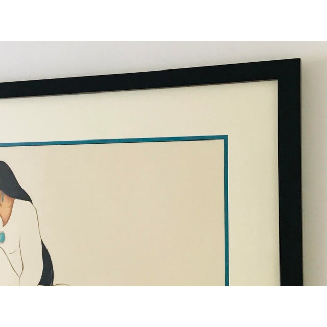 R C Gorman Original Lithograph “Mariposa St. Ii” For Sale - Image 9 of 12