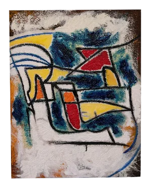 Giorgio Lo Fermo - Black Lines II - Oil Paint - 2010