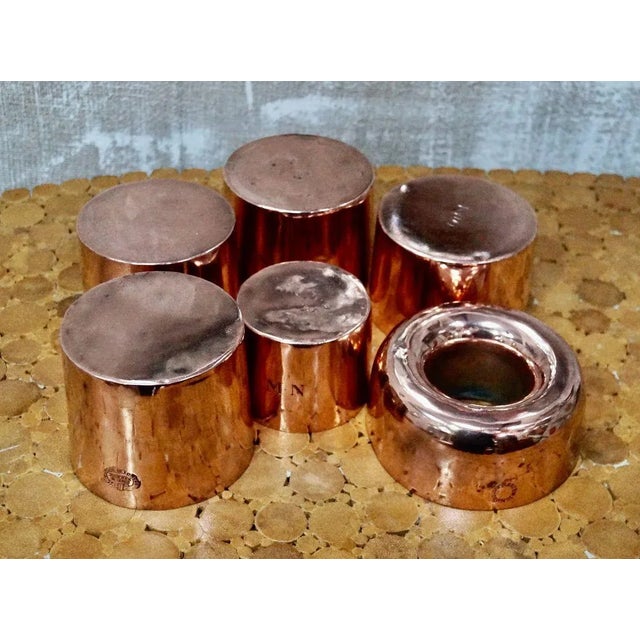 Victorian Copper Jelly Moulds, Set of 6 For Sale - Image 5 of 13