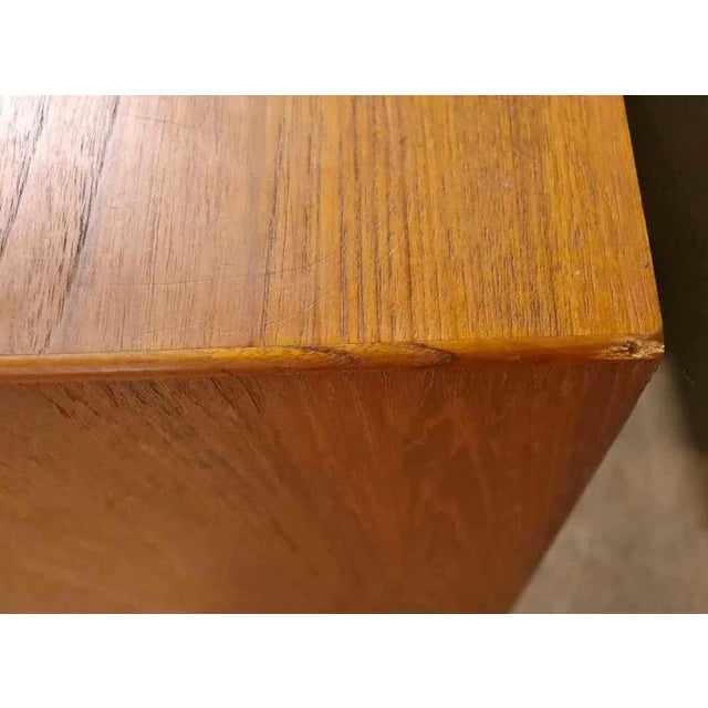 Brown Mid 20th Century Danish Mid-Century Sideboard w/ Topper For Sale - Image 8 of 9