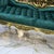 Baroque Style Green Velvet Settee Tufted For Sale - Image 4 of 14