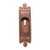 Mid 20th Century Neoclassical Copper Pocket Door Plate For Sale