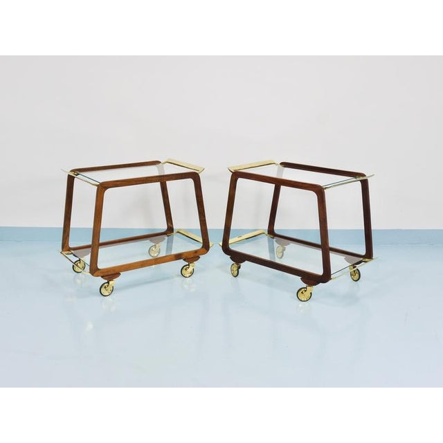 We currently have two identical serving trolleys in stock. The second one can be found in our other listings. An authentic...