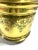 1960s Etched Brass Tobacco Jar With Lid – Indian Floral Brass Trinket Jar or Boho Catchall For Sale - Image 4 of 8