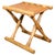 Wood Danish Modern Gold Hill Guldhøj Folding Stool in Oak and Cognac Leather by Poul Hundevad, 1960s For Sale - Image 7 of 9