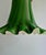 Metal Pendant Light in Scalloped Green Opaline Glass from Peill & Putzler, 1970s For Sale - Image 7 of 17