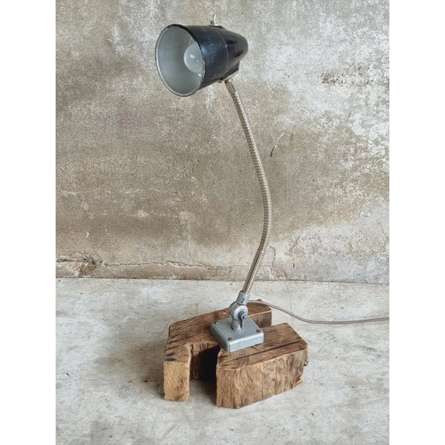 Vintage Factory Table Lamp For Sale - Image 9 of 12