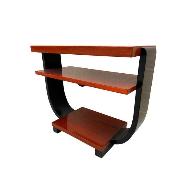 1930s 2-Tone Geometric Art Deco Side & Coffee Table Attributed to Gilbert Rohde for Brown Saltman For Sale - Image 9 of 11