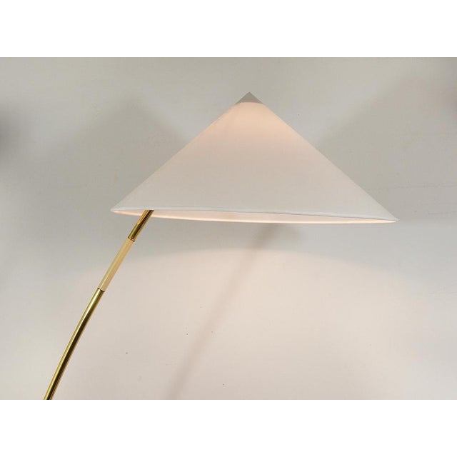 Mid-Century Sumatra Brass Floor Lamp from Rupert Nikoll, Vienna, Austria, 1950s For Sale - Image 9 of 17