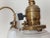 Antique Steuben Style Brass 5-Armed Chandelier For Sale - Image 16 of 16