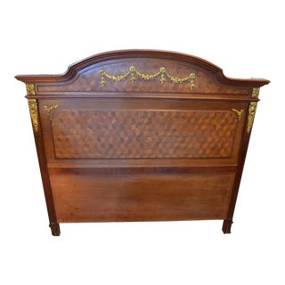 Antique Louis XVI Headboard With Ormula For Sale