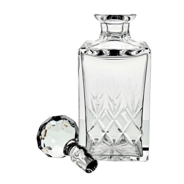 Late 20th Century Late 20th Century Atlantis Meridian Lead Crystal Whiskey Decanter With Stopper For Sale - Image 5 of 12
