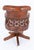Leather Captain's Chair Swivel Desk Seat, 1920s For Sale - Image 4 of 9