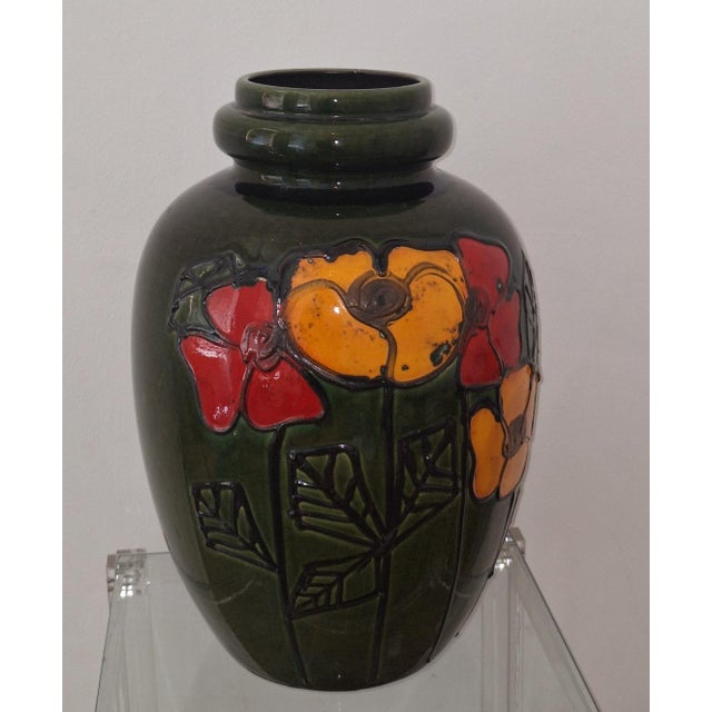 Large Vintage Brutalist Ceramic Floor Vase, 1960s For Sale - Image 12 of 18