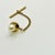 1970s 1970s Mid-Century Hollywood Regency Boho Chic Cultural Pearl Tie Clip Tack For Sale - Image 5 of 5
