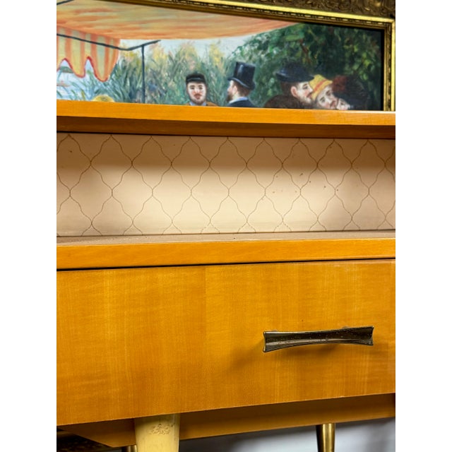 French Sycamore Night Stands - a Pair For Sale - Image 13 of 13