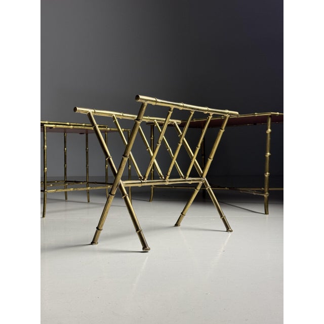 Faux Bamboo Magazine Rack For Sale - Image 14 of 16