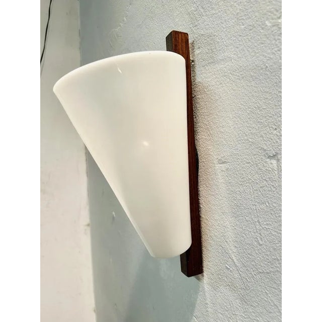 1950s Teak and Acrylic Glass Wall Light by Hans-Agne Jakobsson for Markaryd, 1950s For Sale - Image 5 of 11
