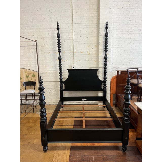 Queen Size Ethan Allen FourPoster Bed Frame Chairish