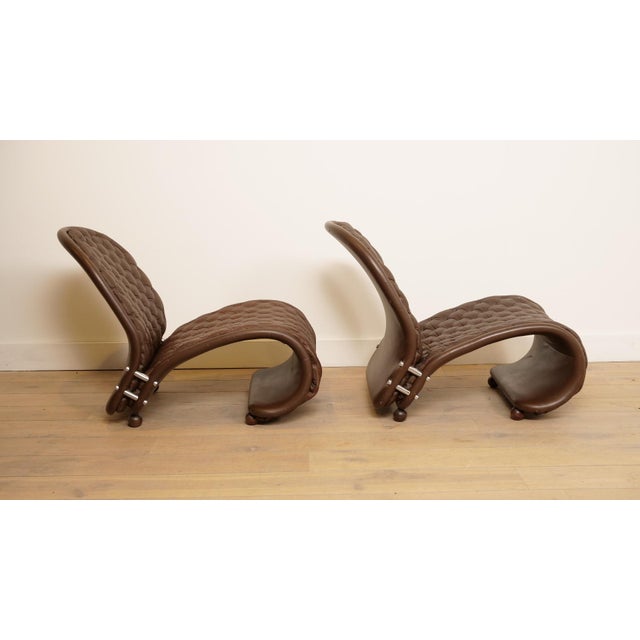 G de Luxe System 1-2-3 Easy Chair by Verner Panton for Fritz Hansen, 1970s, Set of 2 For Sale - Image 15 of 18