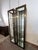 Mastercraft Vintage Spanish Bronze Glass Vitrine Display Cabinet Sarreid Mastercraft Style For Sale - Image 4 of 12