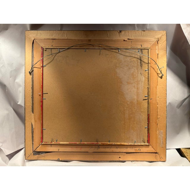 19th Century French Impressionist Watercolor Painting of a Girl With Chickens For Sale - Image 10 of 10