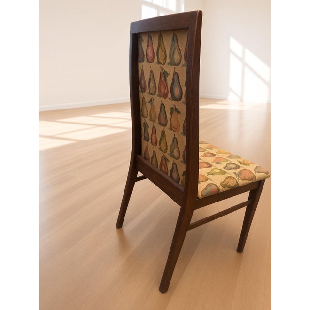 1970s Vintage MCM Dillingham Walnut Dining Chairs For Sale - Image 5 of 6