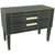 Chest of Drawers in Black Mirror With Ivory Glass Handle For Sale - Image 9 of 9