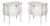 Canova Bedside Tables from Fendi Casa, Set of 2 For Sale