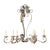 French Painted Iron Six-Light Chandelier With Gilded Acanthus Leaves For Sale - Image 9 of 9