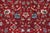 Shabby Chic 1990's Floral Pak-Persian Red/Teal Wool Rug- 9'0'' X 12'0'' For Sale - Image 4 of 9