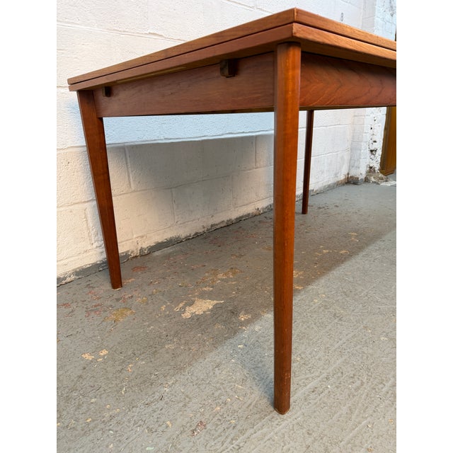 Mid-Century Teak Draw-Leaf Dining Table by Vejle Stole & Møbelfabrik For Sale - Image 12 of 13