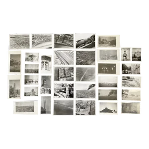 1930's Black and White Historical Photos - Lot of 34