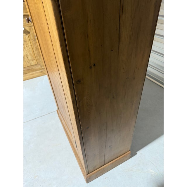 Antique Pine Single Door Cupboard From England For Sale - Image 11 of 18