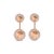 Immerse yourself in the enigmatic allure of these exquisite earrings, elegantly crafted from sumptuous 14K rose gold....