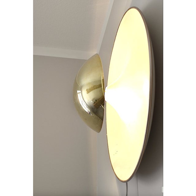 Metal Mod.155 Ceiling Light in the style of Gino Sarfatti for Arteluce, 1950s For Sale - Image 7 of 18