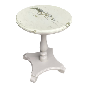 Vintage Marble Top Side Table