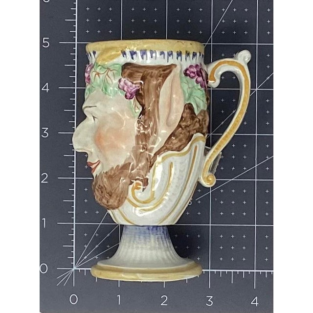 Staffordshire Pearlware Bacchus or Satyr "Surprise" Mug C1810 For Sale In Phoenix - Image 6 of 6