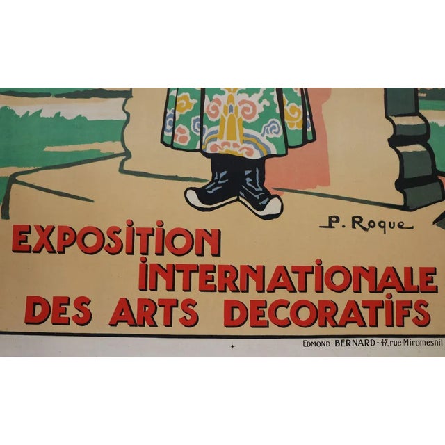 Exposition Internationale Des Arts Décoratifs Poster, France, 1925 For Sale - Image 3 of 8