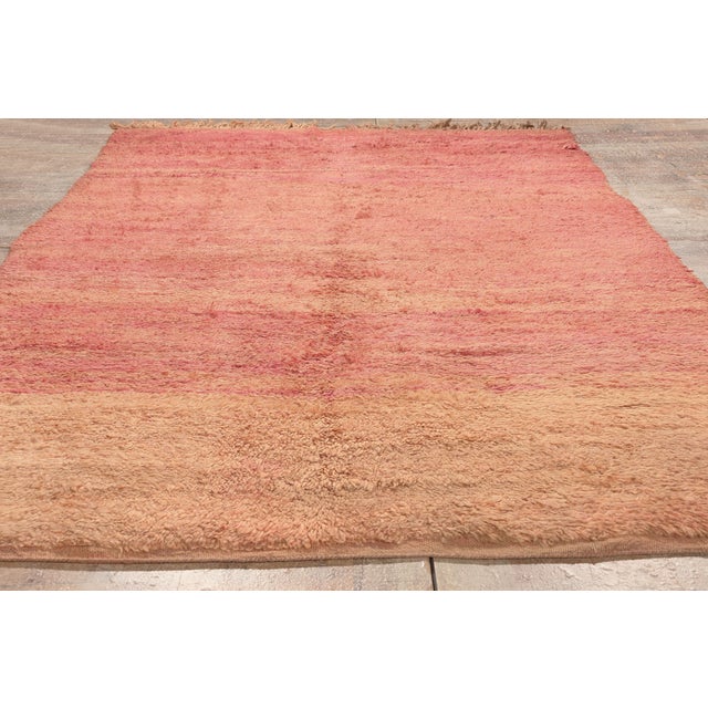 Vintage Beni Mrirt Moroccan Rug, 05'05 X 09'00 For Sale - Image 9 of 10