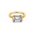 Natural Aquamarine Ring 6.5 14k Yellow Gold 2.94 TCW Certified For Sale - Image 12 of 13