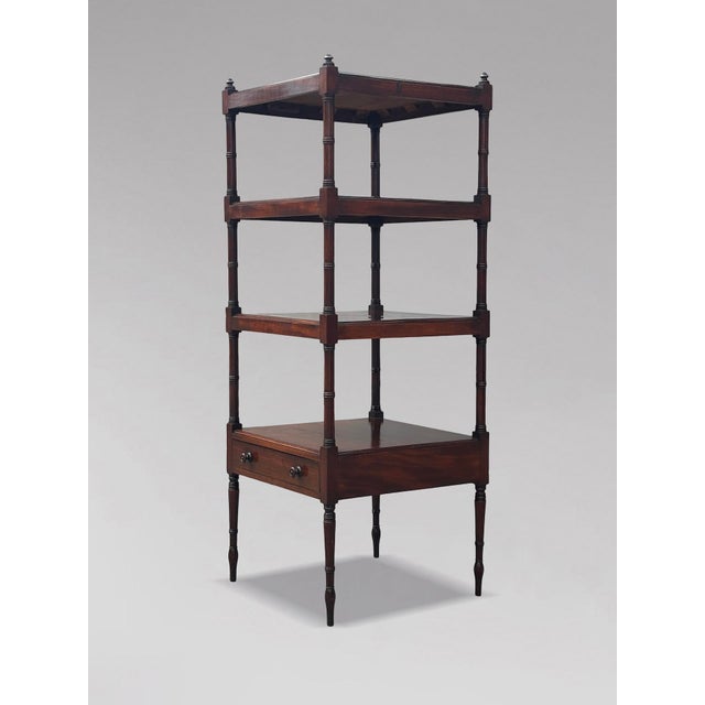 19th Century George III Mahogany Whatnot Music Stand, 1810 For Sale - Image 9 of 13
