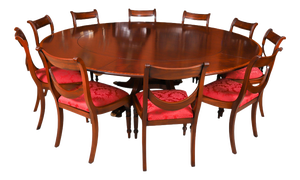 Vintage 20th Century Jupe Dining Table & Chairs from William Tillman, 1980s, Set of 11