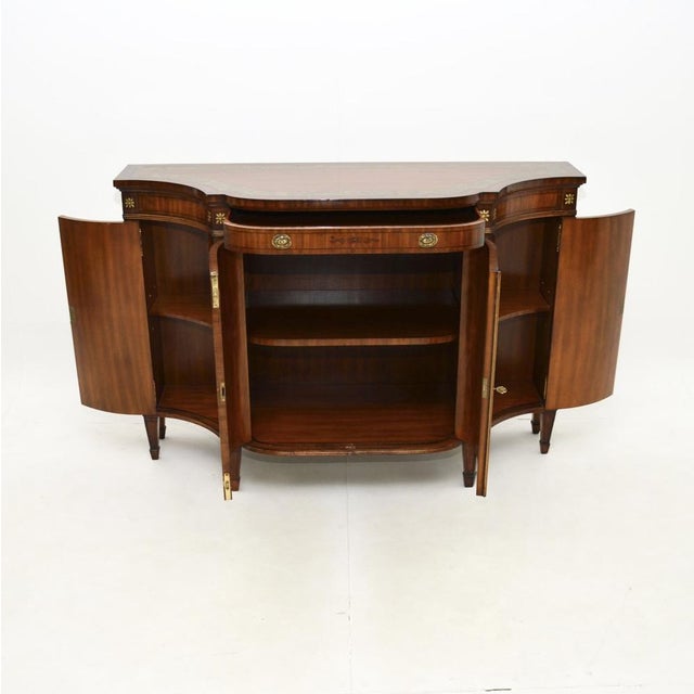 Sheraton Painted Satinwood Sideboard, 1950s For Sale - Image 3 of 11