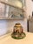 A delightful 19th century English Staffordshire pottery pastille burner modeled as an ornate garden pavilion. Richly...