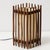 Mid-Century Modern Table Lamp in Bamboo and Linen, 1950 For Sale - Image 10 of 18