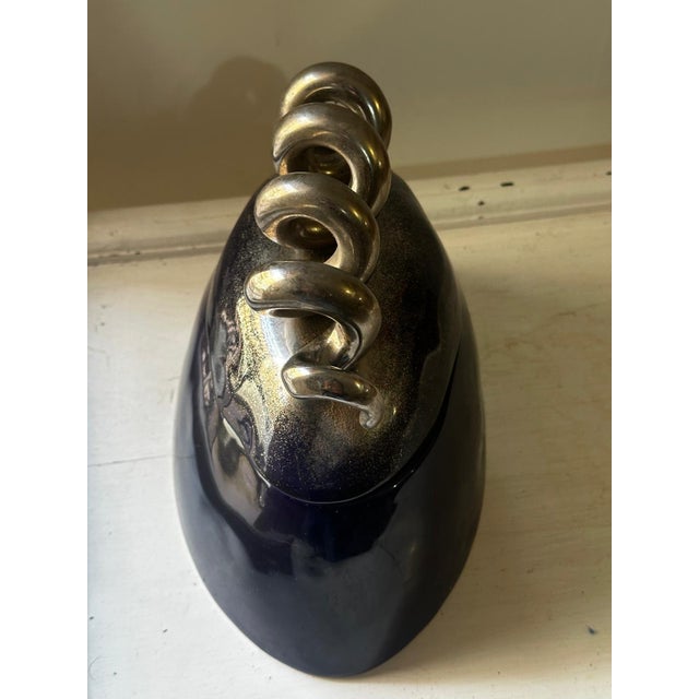 Postmodern Postmodern Sculptural Box in Glazed Ceramic, 1990s For Sale - Image 3 of 18