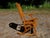 Vintage Mid Century Maple Folding Rocking Chair Rocker Clement MFG Canada For Sale - Image 9 of 18