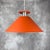 1980s Vintage Orange Hanging Lamps from Nordisk Solar, 1980s, Set of 2 For Sale - Image 5 of 11