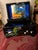 Asian Style Mid 20th Century Japanese Black Lacquer Mount Fuji Music Box With Inlaid Mother-of-Pearl For Sale - Image 4 of 8